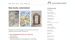 Desktop Screenshot of matteringpress.org