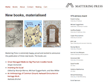 Tablet Screenshot of matteringpress.org